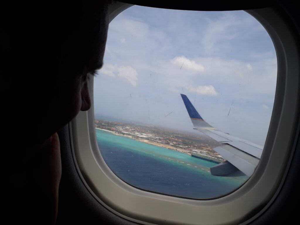 Chegando em Aruba