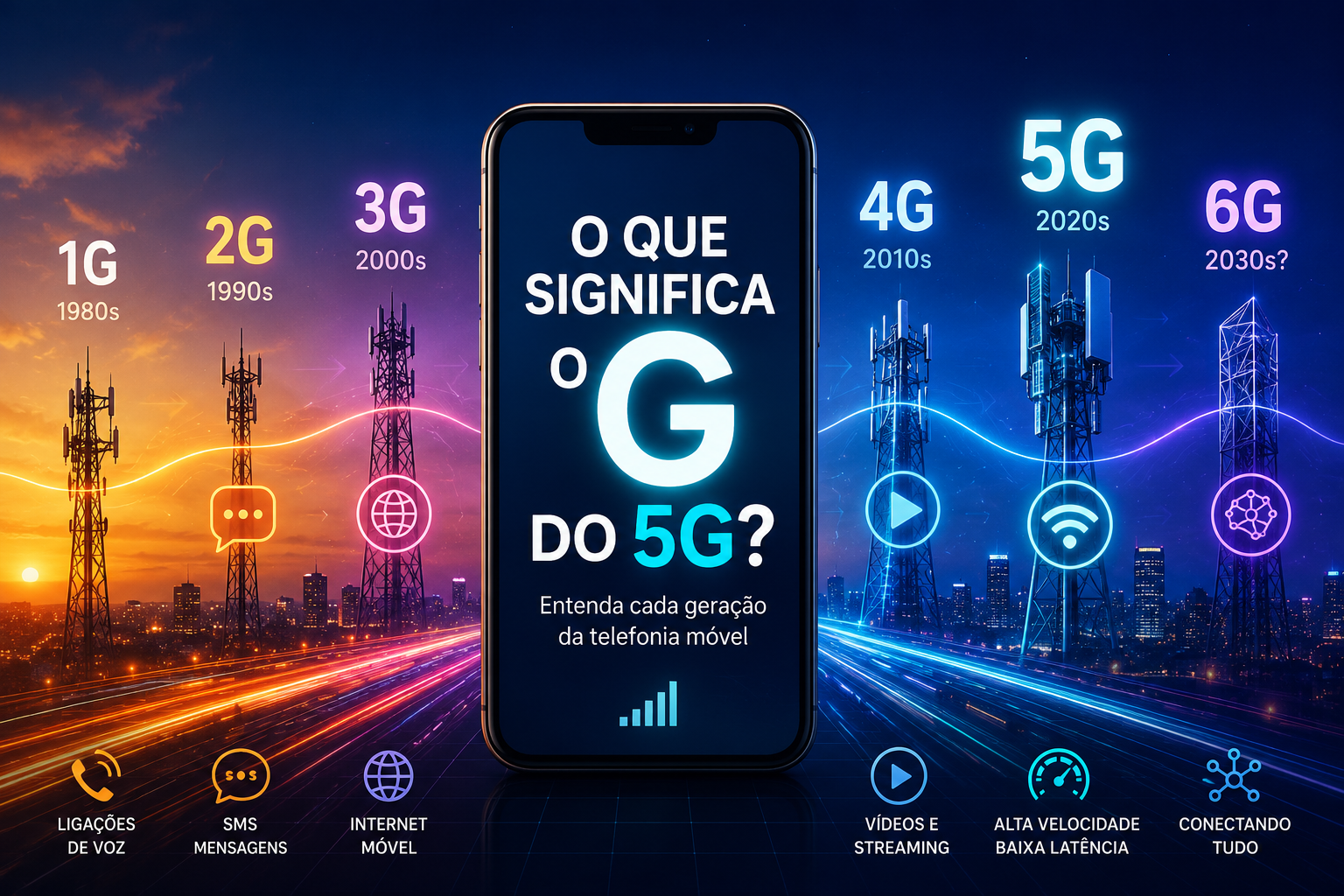 O que significa o G do 5G?